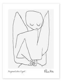 Wall art print Forgetful Angel - Paul Klee
