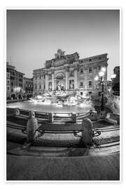 Wall art print Trevi fountain - Jan Christopher Becke