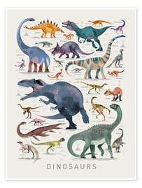 Poster Dinosaurs II - Dieter Braun