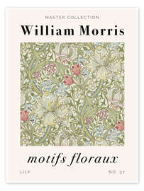 Wall art print Motifs Floraux - Lily - William Morris