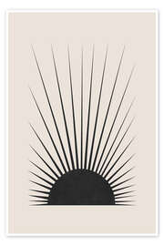 Wall art print Minimal Sun - Orara Studio