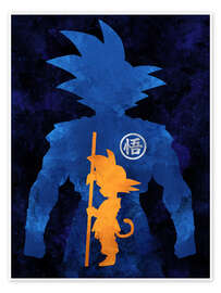 Poster Dragon Ball Goku - Nikita Abakumov