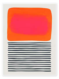 Wall art print Sunset Ripples - Fox &amp; Velvet