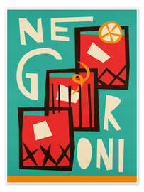 Poster Negroni - Fox &amp; Velvet