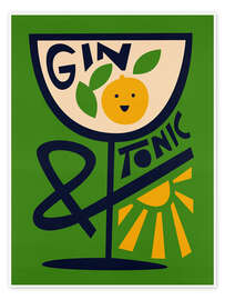 Poster Gin Tonic - Fox &amp; Velvet