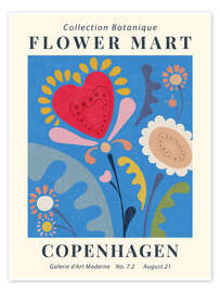 Poster Flower Market Copenhagen - TAlex