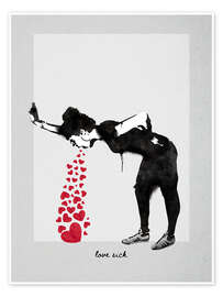 Wall art print Banksy - Love Sick