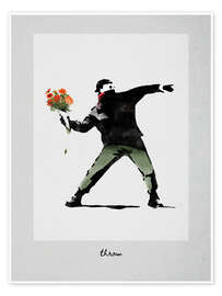 Wall art print Banksy - Excellent Throw