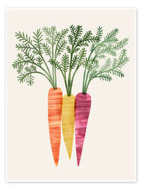 Wall art print Organic Veg III - Victoria Barnes
