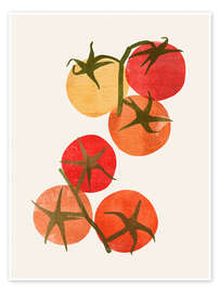 Wall art print Organic Veg IV - Victoria Barnes