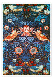 Wall art print Strawberry Thief II - William Morris