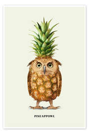 Wall art print Pineappowl - Jonas Loose