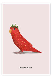 Wall art print Strawbirdy - Jonas Loose
