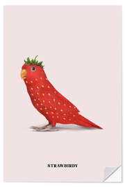 Wall sticker Strawbirdy - Jonas Loose