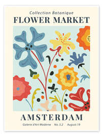 Wall art print Flower Market Amsterdam II - TAlex