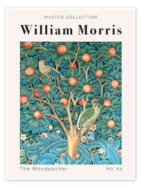 Wall art print The Woodpecker No. 63 - William Morris