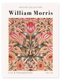 Wall art print Lily &amp; Pomegranate No. 83 - William Morris