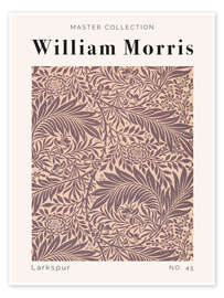 Wall art print Larkspur No. 45 - William Morris