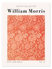 Wall art print Pink and Rose No. 10 - William Morris