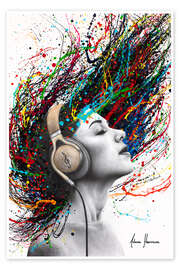 Wall art print Playing her tune - Ashvin Harrison