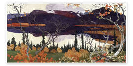 Wall art print Autumn - Helmer Osslund
