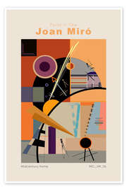 Wall art print Joan Miró - Midcentury Home