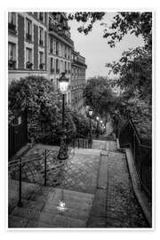 Wall art print Paris Montmartre - Jan Christopher Becke