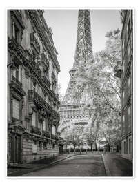 Wall art print Eiffel Tower Paris - Jan Christopher Becke