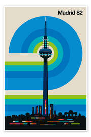 Wall art print Madrid 82 - Bo Lundberg