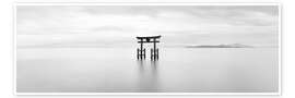 Wall art print Torii am Biwa See in Japan - Jan Christopher Becke