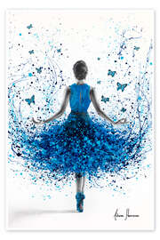 Wall art print Butterfly Ballerina - Ashvin Harrison