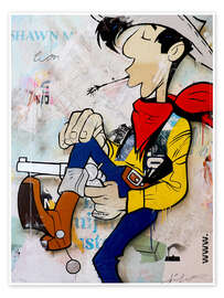 Poster Lucky Luke - Michiel Folkers