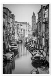 Wall art print Small canal in Venice - Jan Christopher Becke