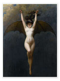 Wall art print The Bat Woman I - Albert Joseph Pénot