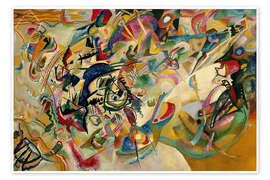 Wall art print Composition No. 7 (1913) - Wassily Kandinsky