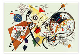 Wall art print Intersecting Lines, 1923 - Wassily Kandinsky