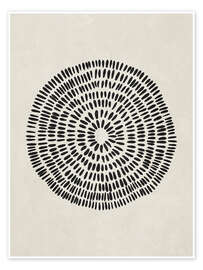 Wall art print Abstract circle - Olga Telnova