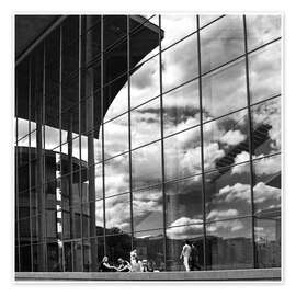 Wall art print Sky and architecture in Berlin - Michael Schulz Dostal