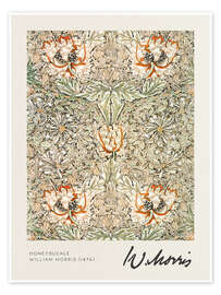 Wall art print Honeysuckle - William Morris