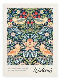 Wall art print The Strawberry Thieves - William Morris