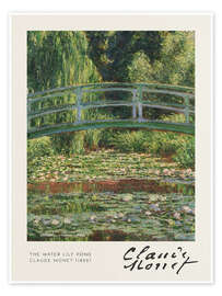 Wall art print The Water Lily Pond, 1899 - Claude Monet