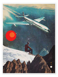 Wall art print Retro Voyager - Frank Moth