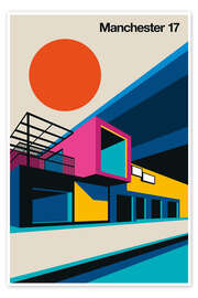 Wall art print Manchester 17 - Bo Lundberg