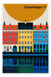 Wall art print Copenhagen 71 - Bo Lundberg