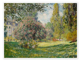 Wall art print Landscape: The Parc Monceau, 1876 - Claude Monet