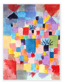Wall art print Southern gardens, 1913 - Paul Klee