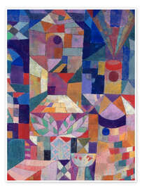Wall art print Castle Garden - Paul Klee