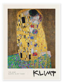 Wall art print The Kiss - Gustav Klimt