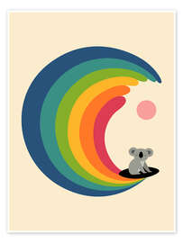 Wall art print Dream Surfer - Andy Westface