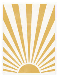 Wall art print Minimalist sun - Olga Telnova